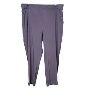 ATHLETA Pants Plus Size 22 Purple Stretch Track Pants Womens Sportswear